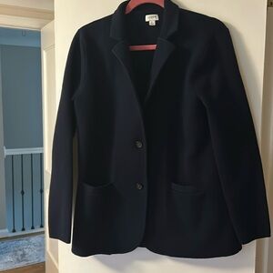 Sweater blazer in Navy